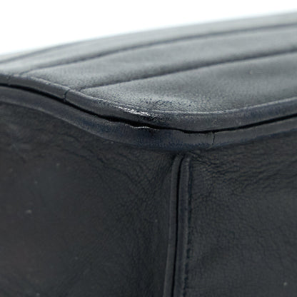 Chanel Vintage Kelly Flap Bag Lambskin Black