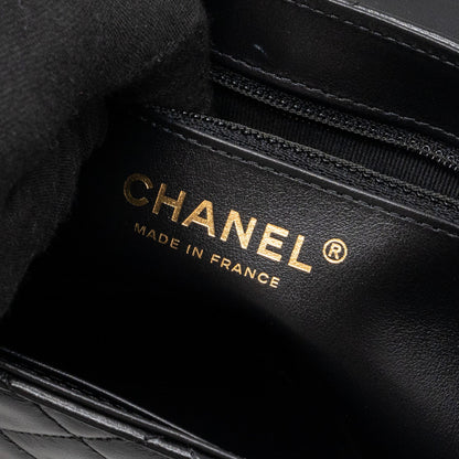 Chanel 23k Mini Shopping Tote Calfskin Black (Microchip)