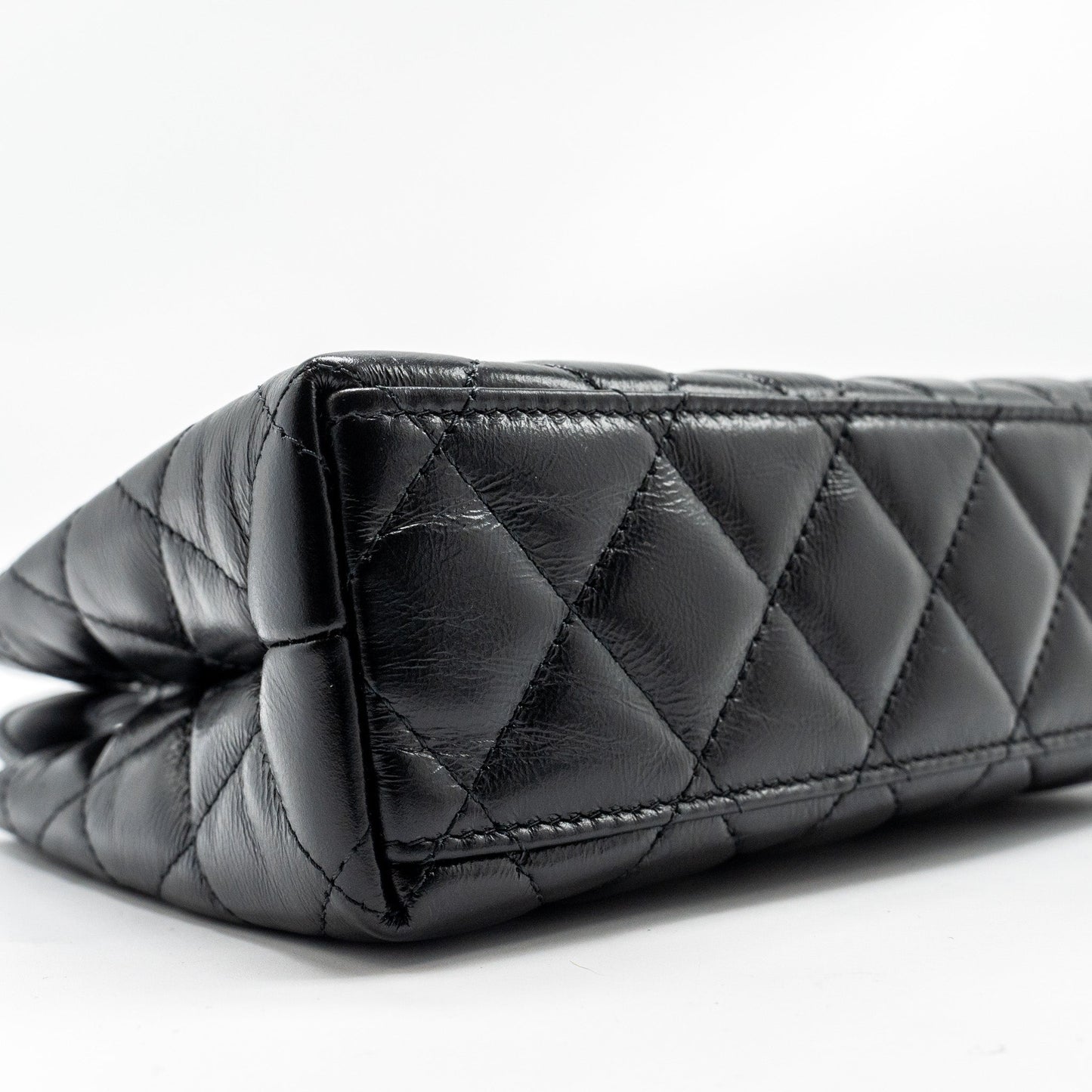 Chanel Mini Kelly Shopping Tote Bag Calfskin Black  (Microchip)