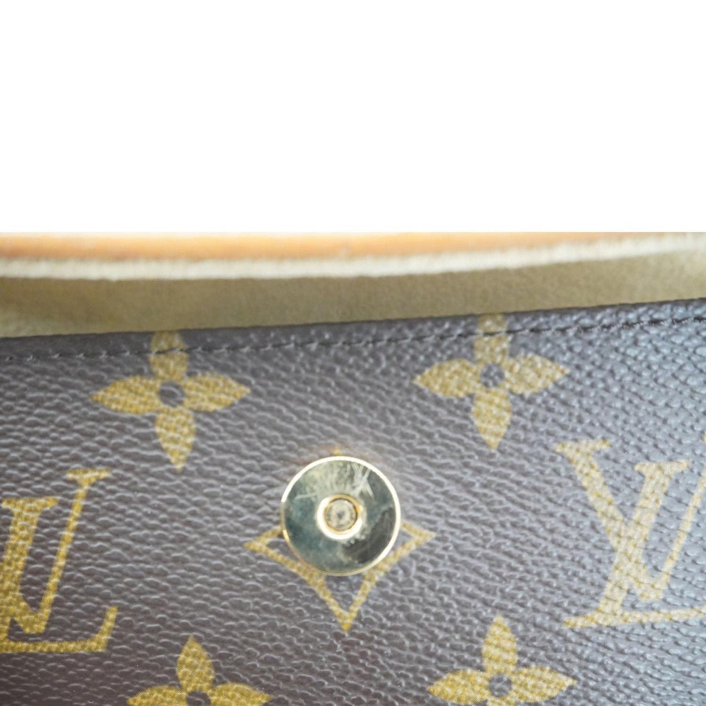 LOUIS VUITTON Pochette Florentine Monogram Canvas Waist Bag Brown