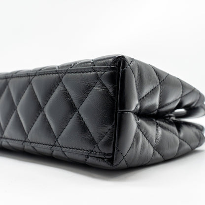 Chanel Mini Kelly Shopping Tote Bag Calfskin Black  (Microchip)