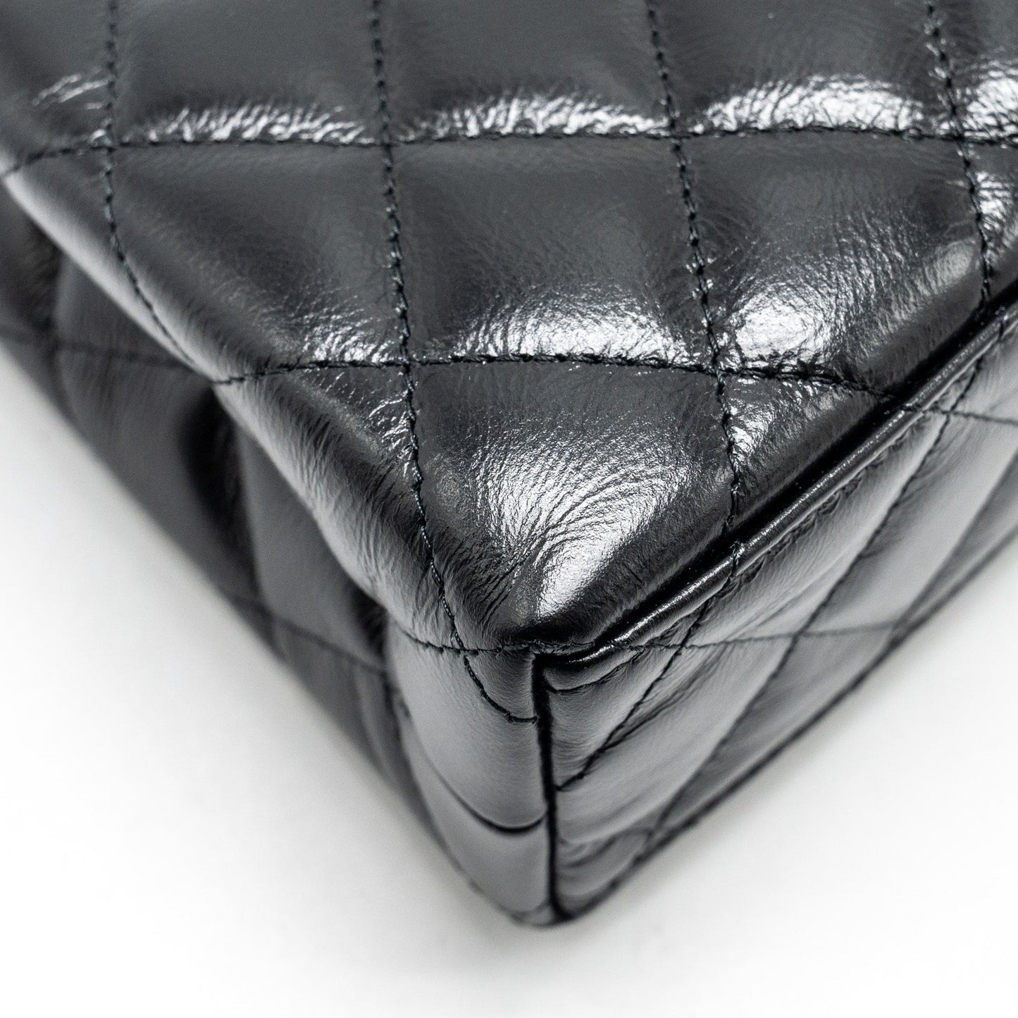 Chanel Mini Kelly Shopping Tote Bag Calfskin Black  (Microchip)