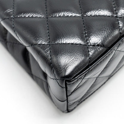 Chanel Mini Kelly Shopping Tote Bag Calfskin Black  (Microchip)