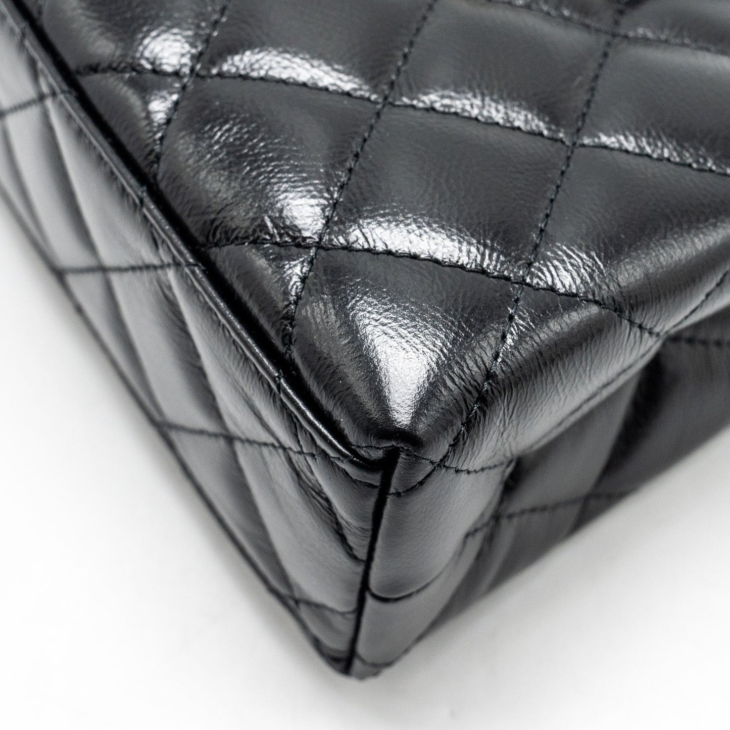 Chanel Mini Kelly Shopping Tote Bag Calfskin Black  (Microchip)