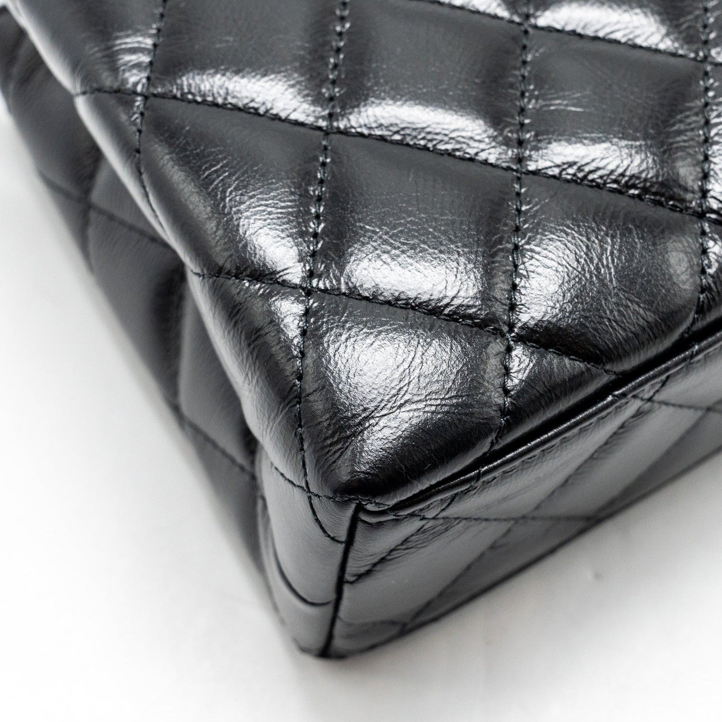 Chanel Mini Kelly Shopping Tote Bag Calfskin Black  (Microchip)