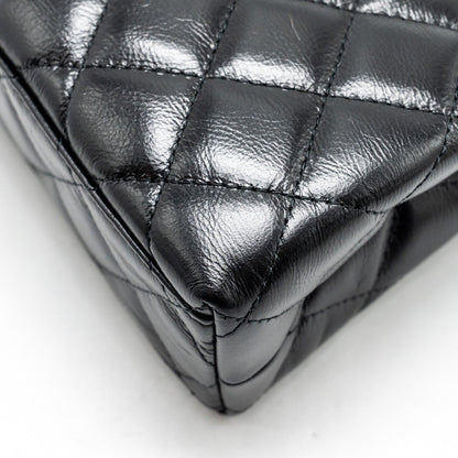 Chanel Mini Kelly Shopping Tote Bag Calfskin Black  (Microchip)