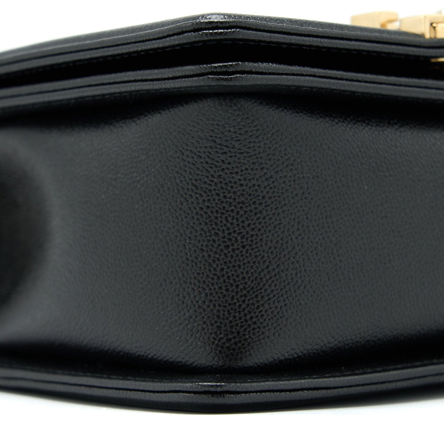 Chanel Mini Boy Bag Calfskin Black L (Microchip)