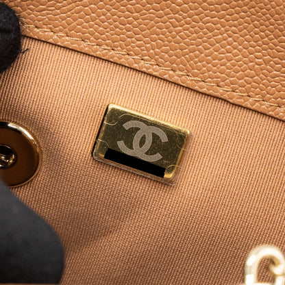 Chanel 23p Triple Pack Backpack Caviar Dark Beige L(Microchip)