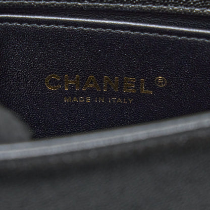 Chanel Mini Boy Bag Calfskin Black L (Microchip)