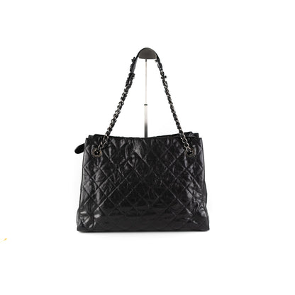 Chanel Caviar Crave Leather Tote Black