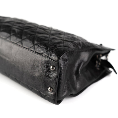 Chanel Caviar Crave Leather Tote Black