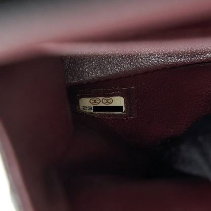 CHANEL MEDIUM CLASSIC DOUBLE FLAP BAG CAVIAR BLACK