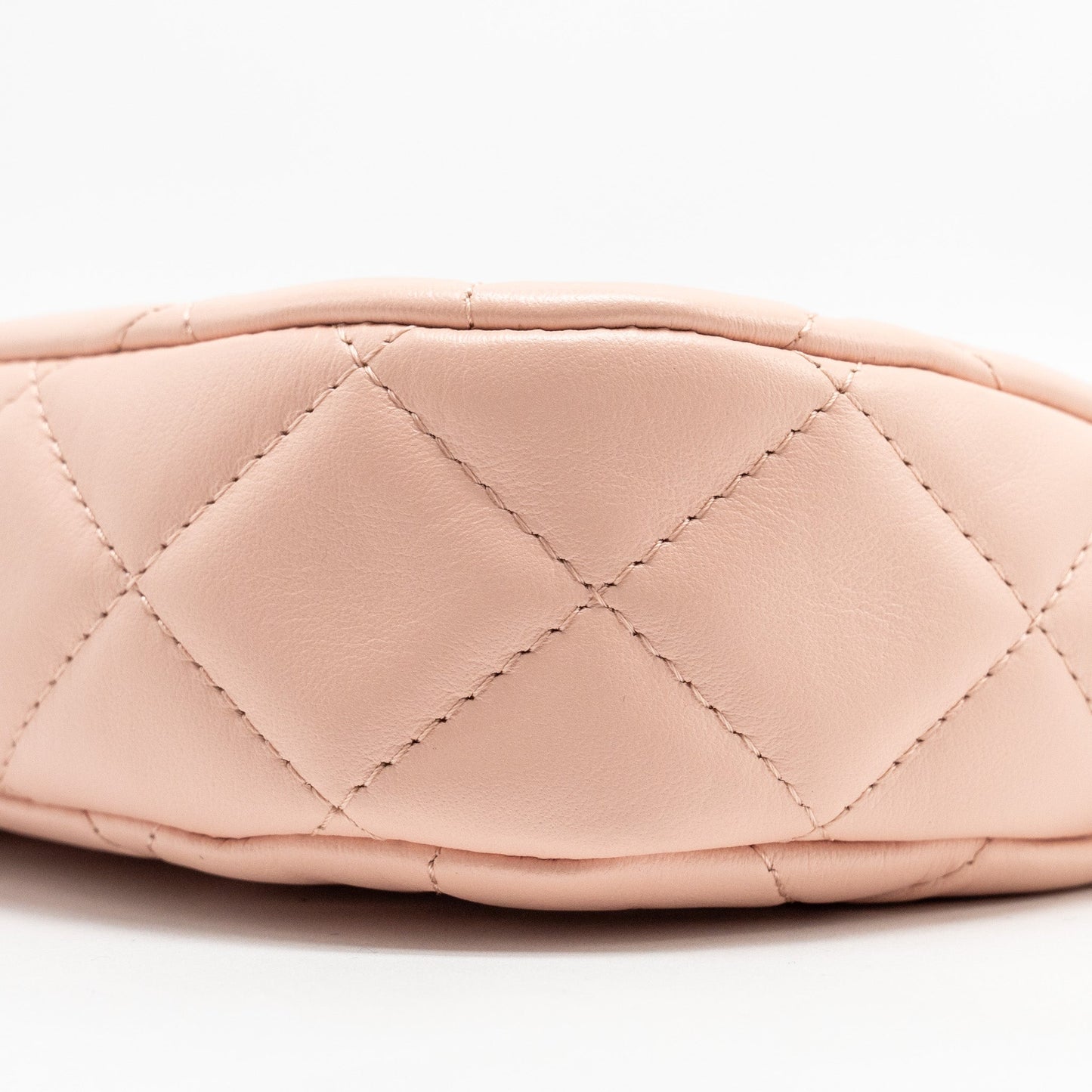 Chanel 23K Small Hobo Bag Calfskin Pink  (microchip)