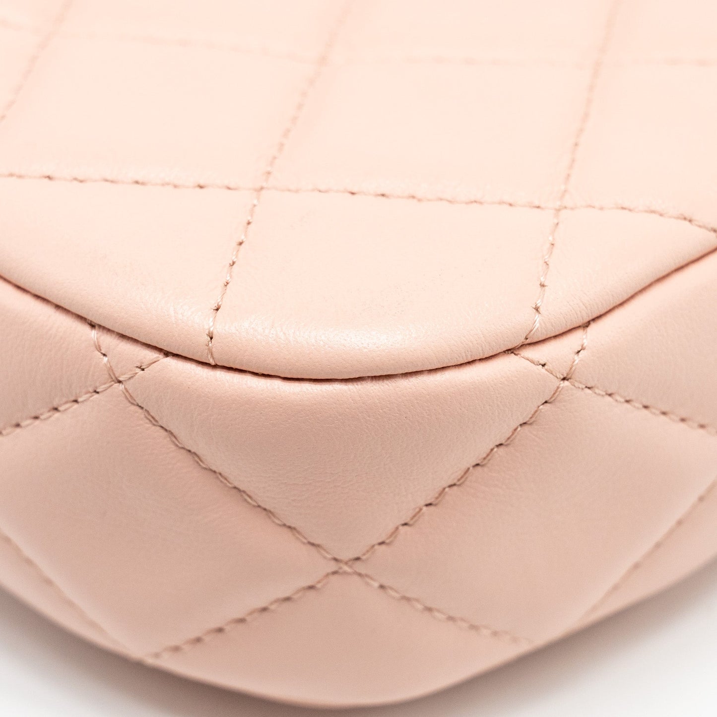 Chanel 23K Small Hobo Bag Calfskin Pink  (microchip)