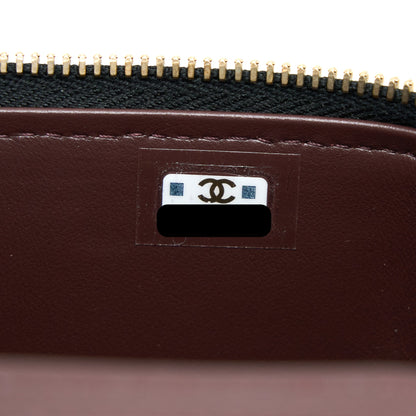 Chanel 23C Mini Vanity with Chain Caviar Black L (Microchip)
