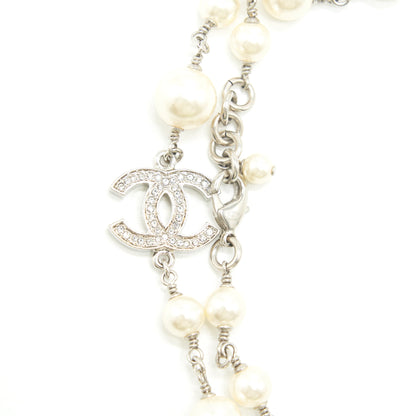 CHANEL CC PEARL LONG NECKLACE