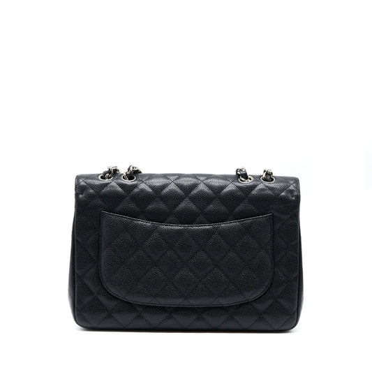 Chanel Jumbo Single Flap Bag Caviar Black
