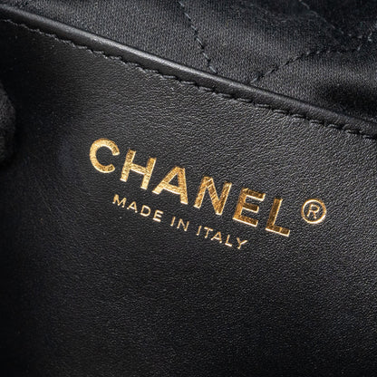 Chanel Mini 22 Bag Shiny Calfskin Black (Microchip)