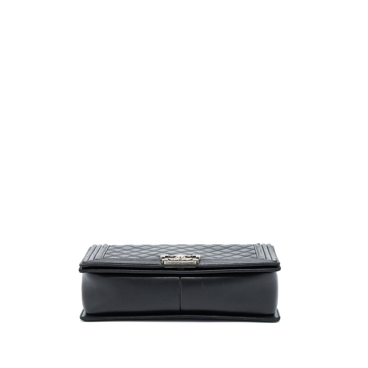 Chanel Medium Boy Bag Lambskin Black Ruthenium