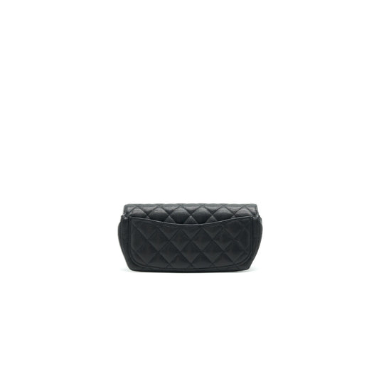 Chanel Glasses Case With Classic Chain Black L