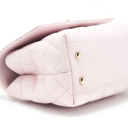 Chanel Small Coco Handle Caviar Light Pink NG750 L