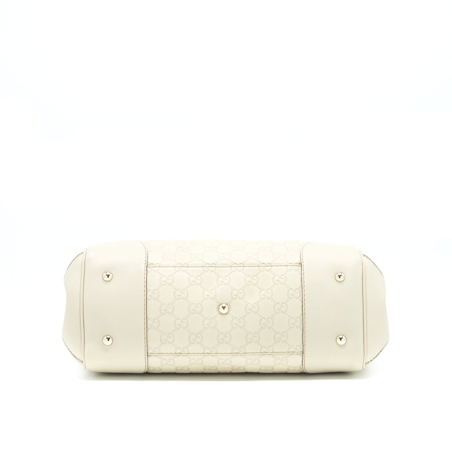 Gucci Interlock Pattern Tote Bag Light Grey