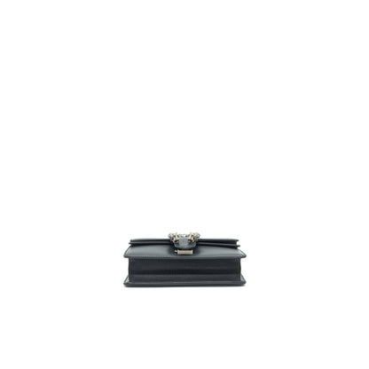 Gucci Black Leather Dionysus Mini Bag with SHW
