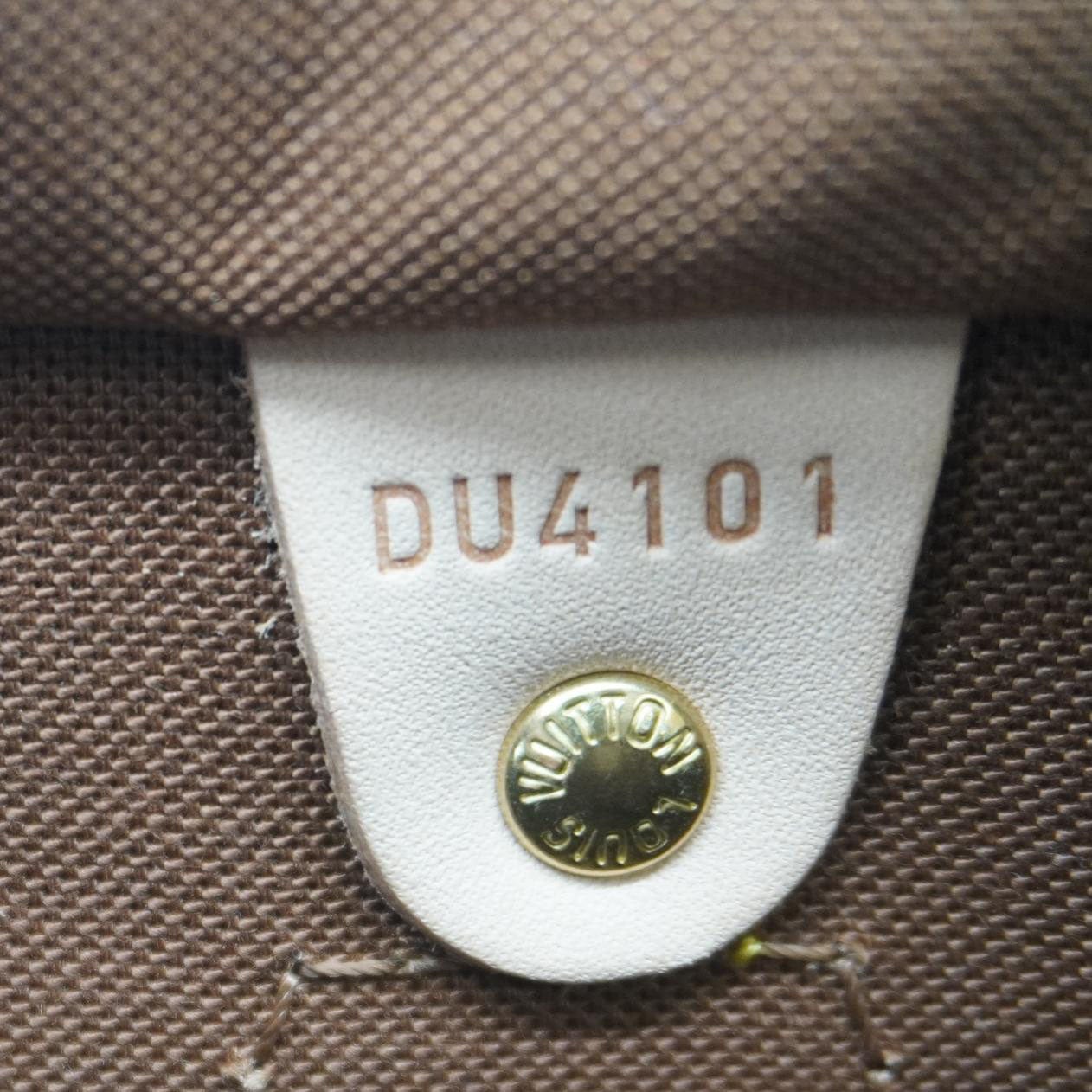 LOUIS VUITTON Speedy 30 Monogram Canvas Satchel Bag Brown