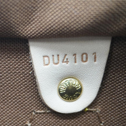 LOUIS VUITTON Speedy 30 Monogram Canvas Satchel Bag Brown