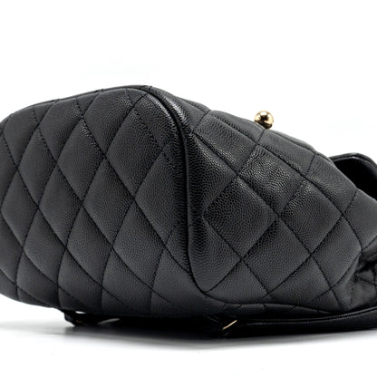 Chanel 23s mini Backpack Caviar Black L (Microchip)