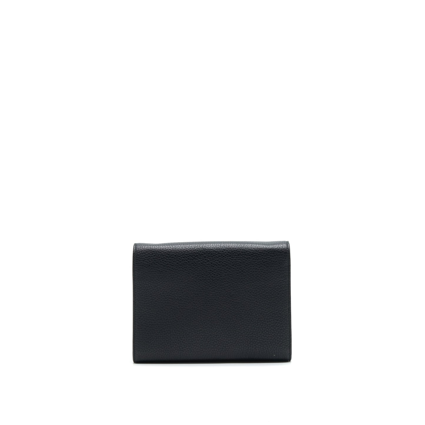 Gucci Grained Calfskin GG Logo Wallet on Chain with