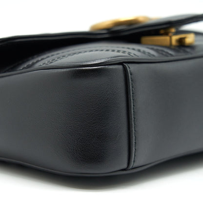 GUCCI GG MINI MARMONT BLACK