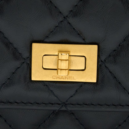 Chanel 2.55 Reissue Wallet On Chain Aged Calfskin Black (Microchip)