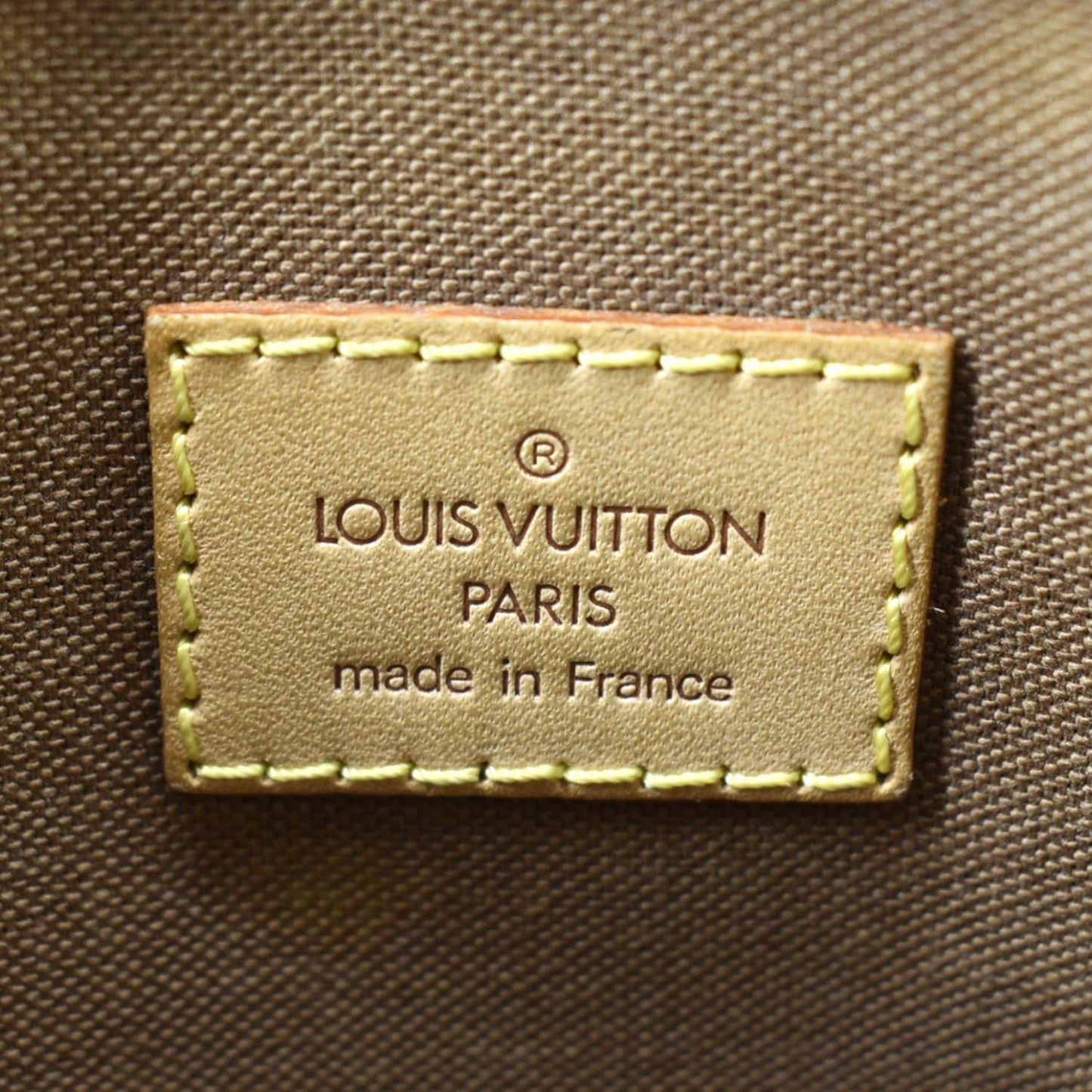 LOUIS VUITTON Bosphore Pochette Monogram Canvas Shoulder Bag Brown
