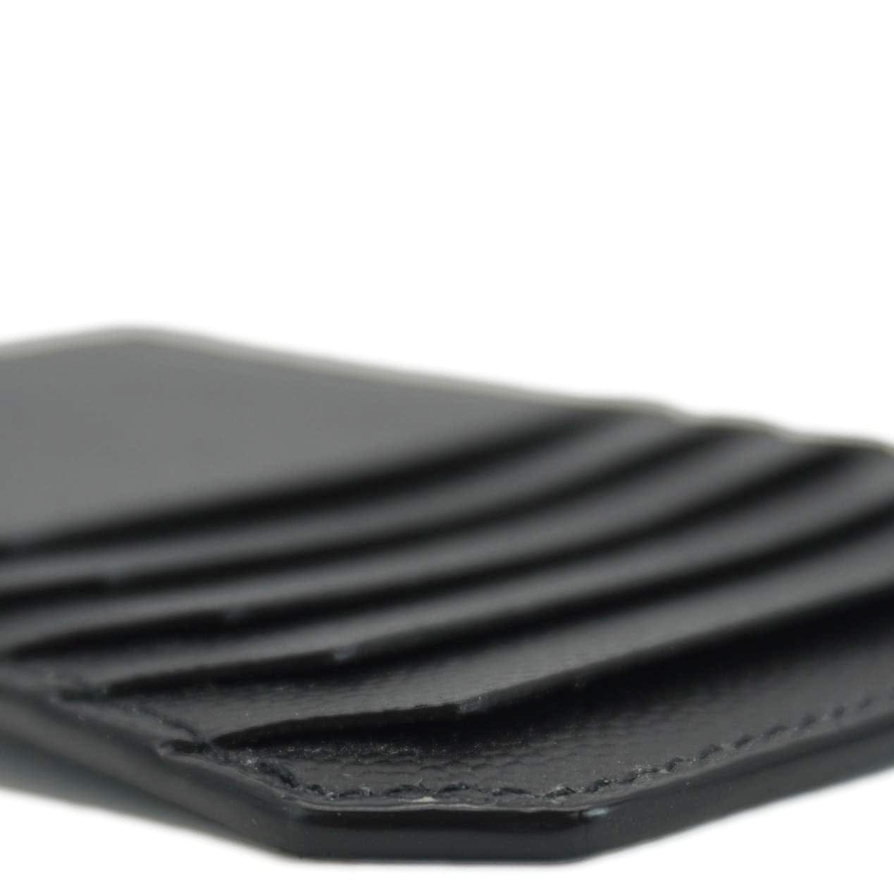 YVES SAINT LAURENT Leather Coin Card holder Black