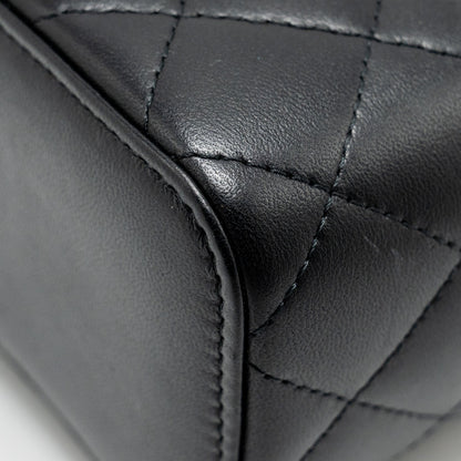 Chanel Pearl Crush Mini Vanity Case Lambskin Black