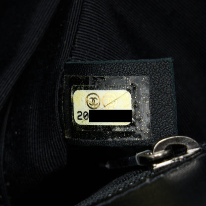 Chanel Medium Boy Bag Lambskin Black Ruthenium