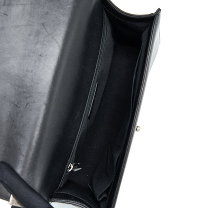 Chanel Medium Boy Bag Lambskin Black Ruthenium