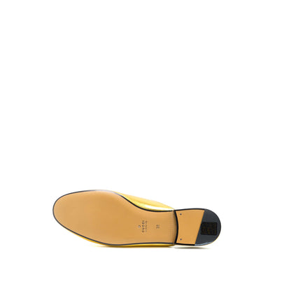 Gucci Size 38 Princetown Slipper Gold With