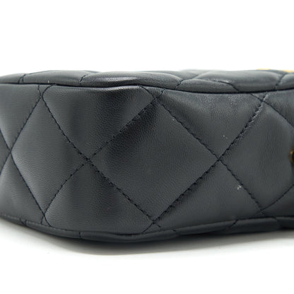Chanel 22C My Perfect Mini Camera Case Lambskin Black