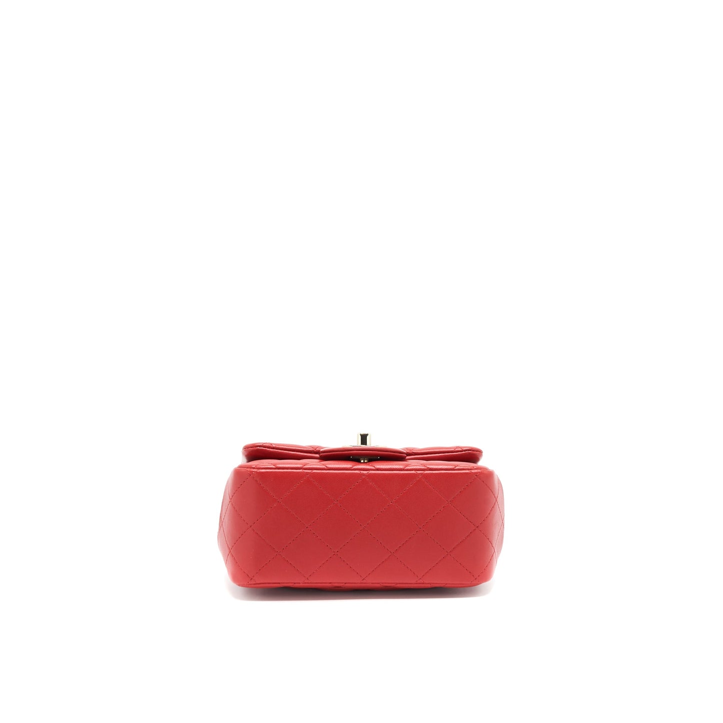 Chanel Mini Square Flap Bag Red L