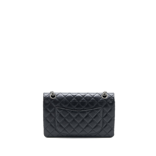 Chanel Small 2.55 225 Reissue Flap Bag Aged Calfskin Black Ruthenium