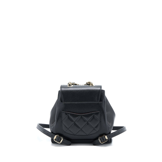 Chanel 22B Affinity Mini Backpack Caviar Black L(Microchip)