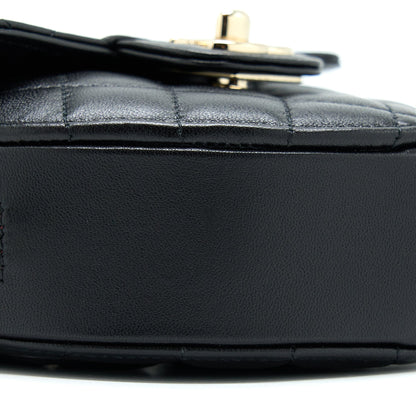 Chanel 22S Small Heart Bag Lambskin Black L