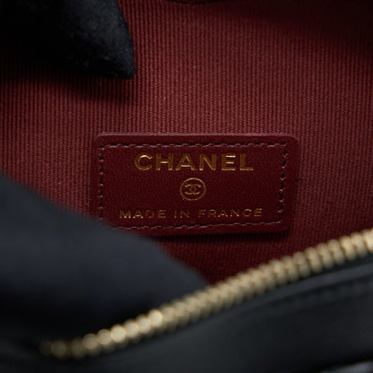 Chanel 22S Small Heart Bag Lambskin Black L