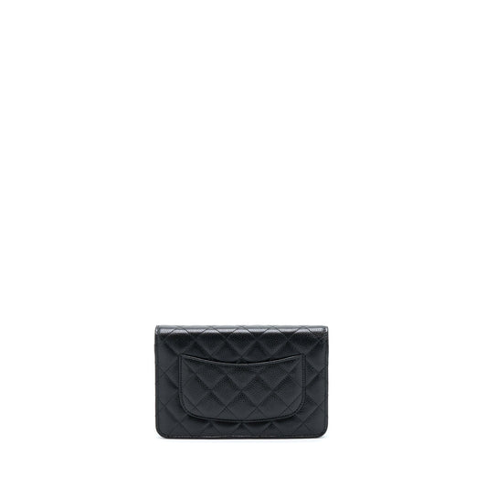 Chanel Classic Wallet On Chain Caviar Black