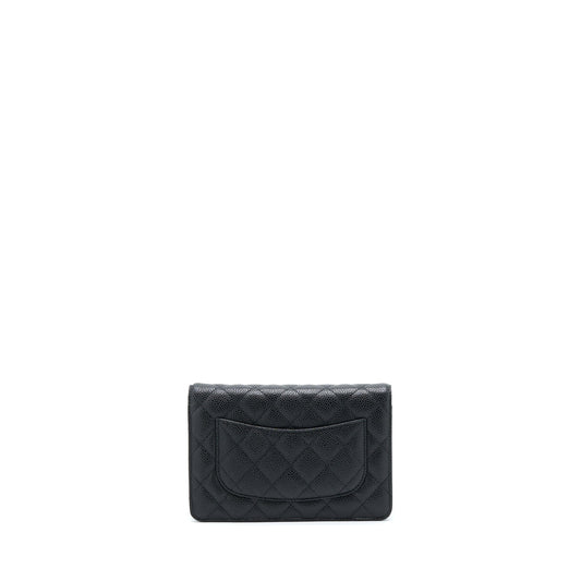 Chanel Classic Wallet On Chain Caviar Black