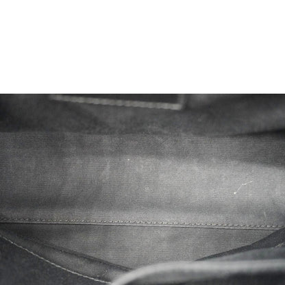 YVES SAINT LAURENT Loulou Small Monogram Calfskin Y Quilted Backpack Black