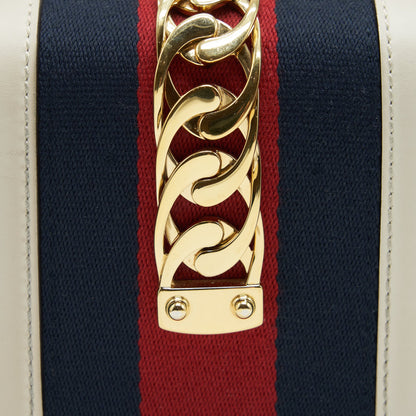 Gucci Mini Top Handle Sylvie Bag White
