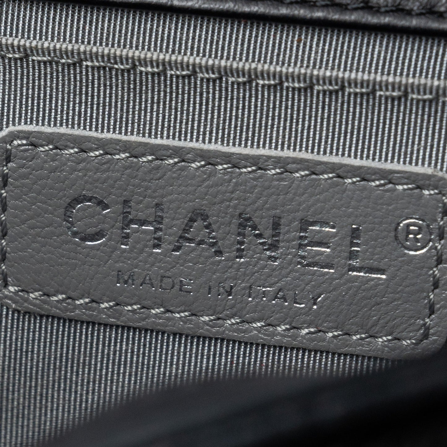 Chanel medium boy bag calfskin black multicolour hardware